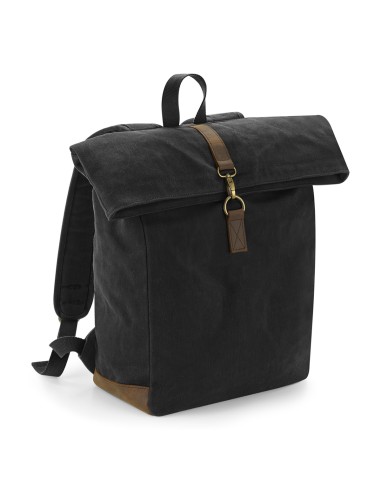 QUA-QD655-Heritage Waxed Canvas Backpack